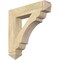 Ekena Millwork Olympic Arts & Crafts Rough Sawn Bracket, Douglas Fir, 6"W x 32"D x 32"H BKT06X32X32OLY03RDF - alternate 1